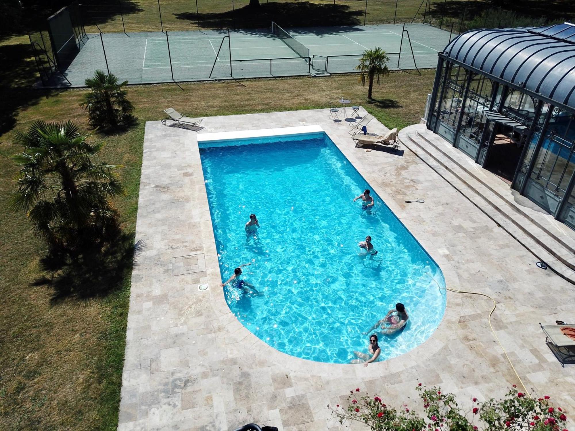 Chateau Du Boulay Morin Le Boulay-Morin Extérieur photo Swimming pool at the hotel